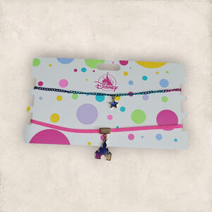 Disney Castle and Star Choker Necklace Set